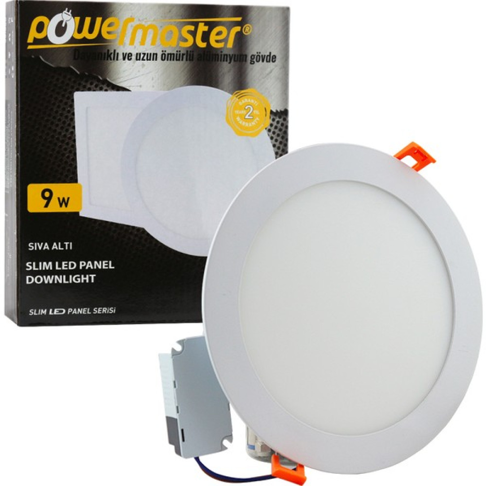 Trade Jam 9 Watt Sıva Altı 3000K Günışığı Yuvarlak 130MM Slım Led-Eco Spot Panel (4396) Spot Fiyatı