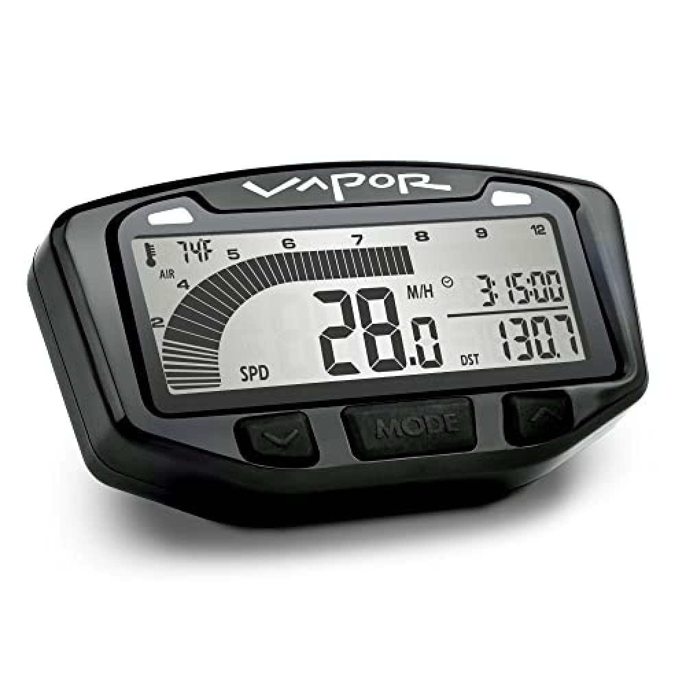 Trail Tech 752-119 Vapor Digital Speedometer Tachometer Gauge Kit, 1995-2019 KTM Honda Yamaha Kawasaki Suzuki
