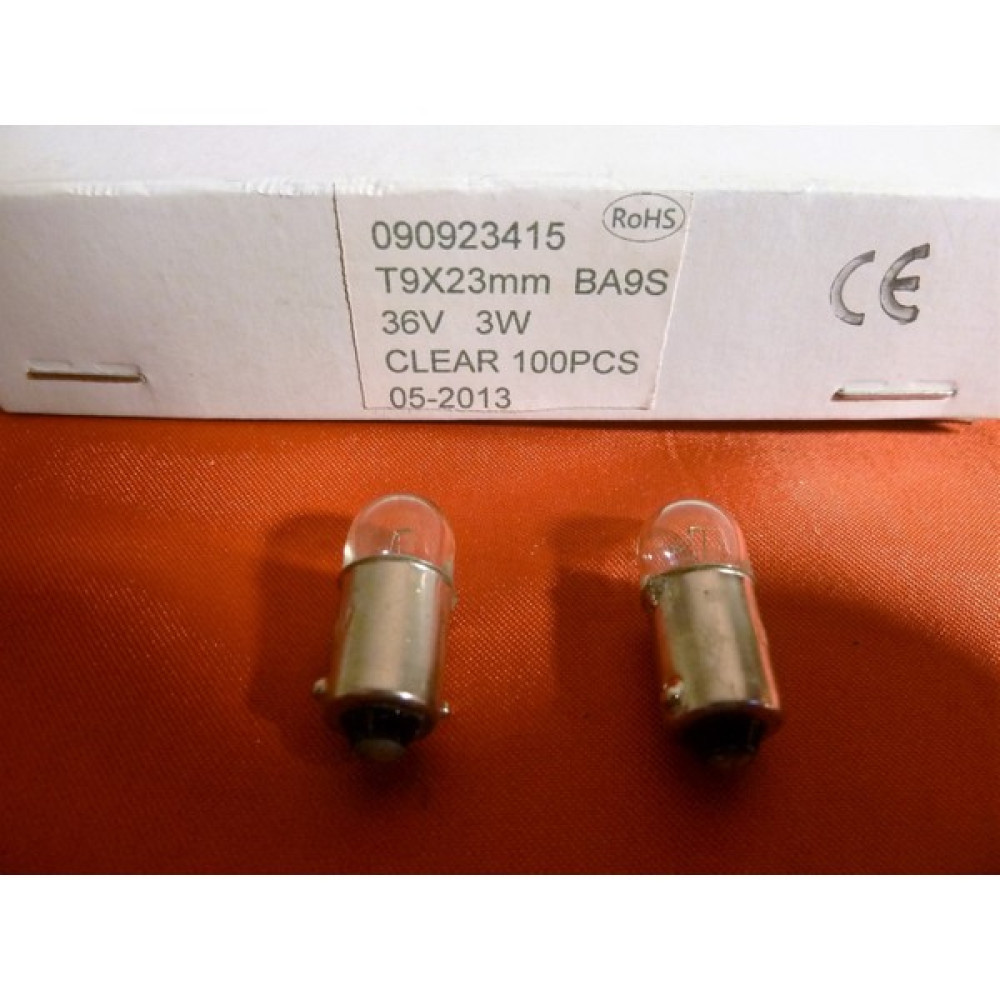 Tram56 36V 3W 9X23MM BA9S Süngülü Ampul. 10 Ad. - Şeffaf Oto Boyaları Fiyatı