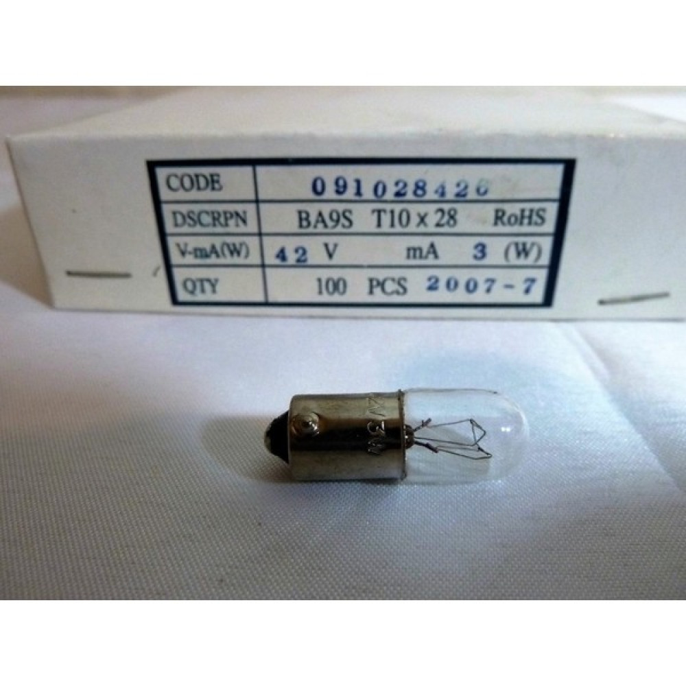 Tram56 42V 3W 10X28 BA9S Süngülü, Tırnaklı Ampul. 10 Ad. Oto Boyaları Fiyatı