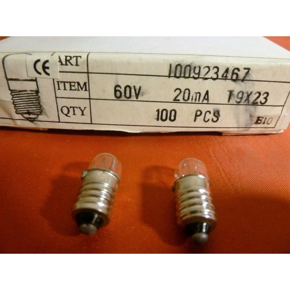 Tram56 60V 20MA 9X23MM E10 Ampul. 10 Ad. - Şeffaf Oto Boyaları Fiyatı