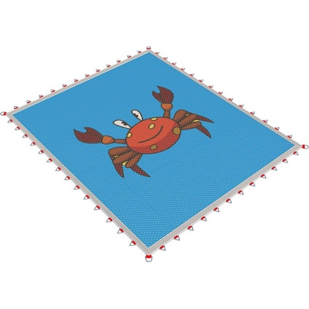 TRAMBOLİNSAN TYP-010 - Junior Trambolin Zıplama Ağı Yengeç Figür Baskılı 185cmx220cm Junior Trambolin Zıplama Ağı Kondisyon Aletleri Fiyatı