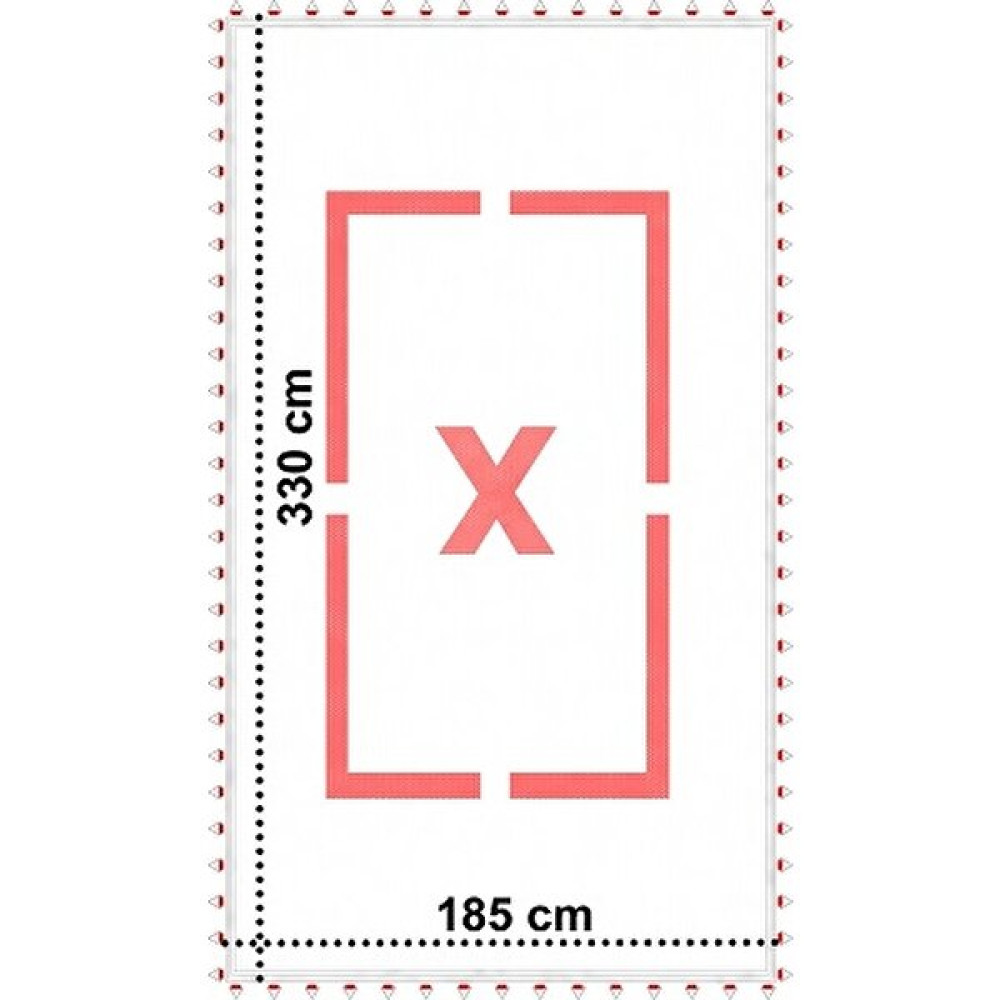 TRAMBOLİNSAN - TYP-019 - Olimpik Trambolin Zıplama Ağı Hedef Figür Baskılı 185cmx330cm Olimpik Trambolin Zıplama Ağı ları Kondisyon Aletleri Fiyatı