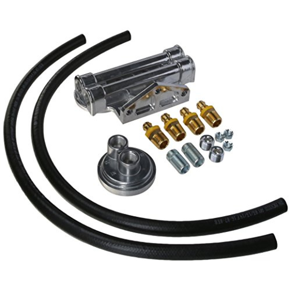 Trans-Dapt PerformanceTrans-Dapt 1227 22mm Dual Oil Filter Relocator