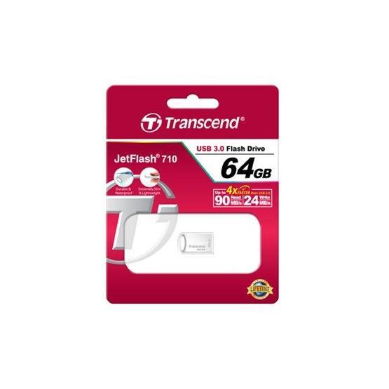 Transcend 64 GB TS64GJF710S JetFlash gümüş Flash Bellekler Fiyatı