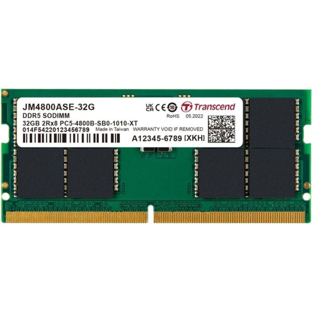 Transcend JM4800ASE-32G 32GB Ddr5 4800MHZ CL40 1.1V Notebook Ram RAM Bellekler Fiyatı