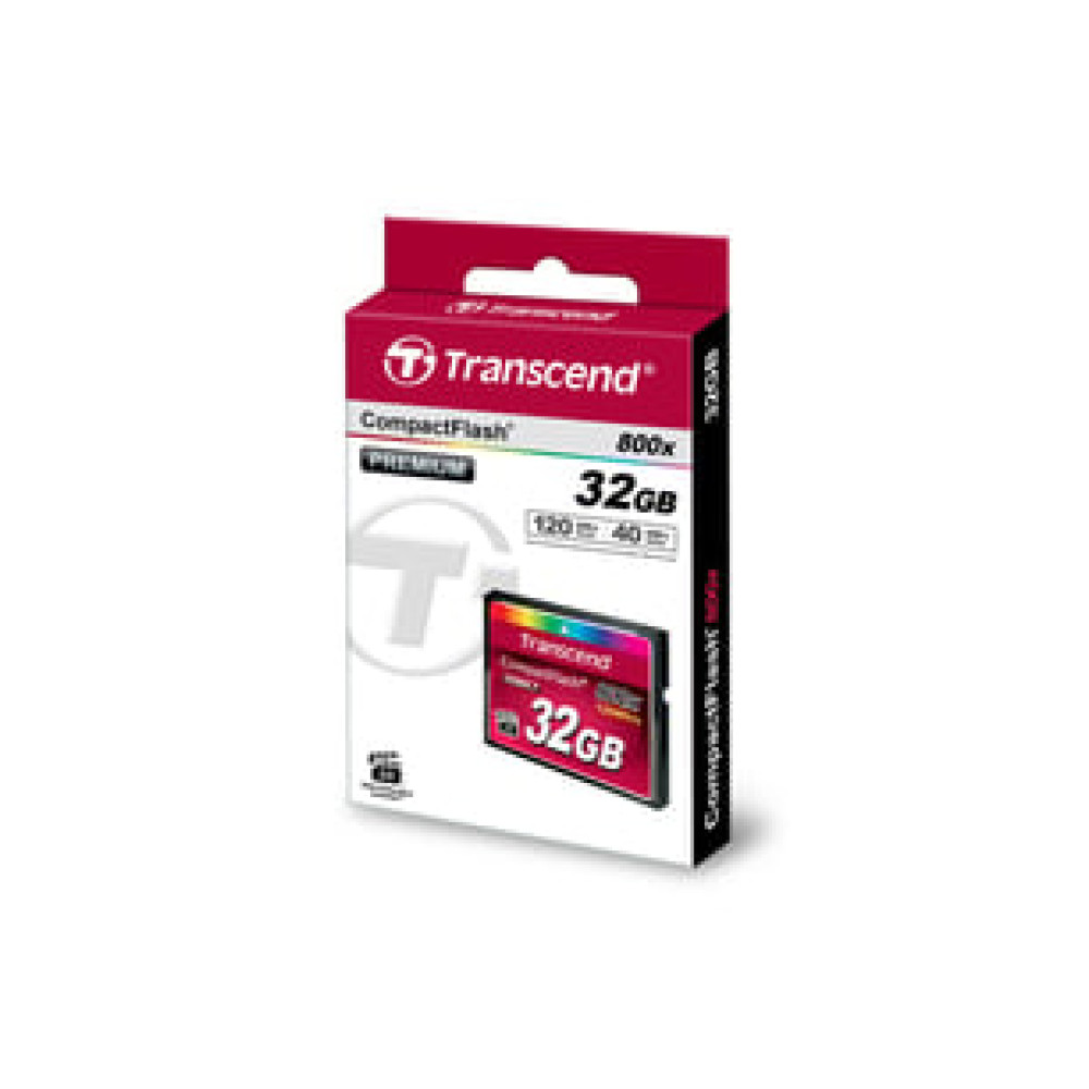 Transcend TS32GCF800 32 GB CF 800X Premıum 120/60Mb/s UDMA7 CompactFlash Hafıza Kaset & Depolama Ürünleri Fiyatı