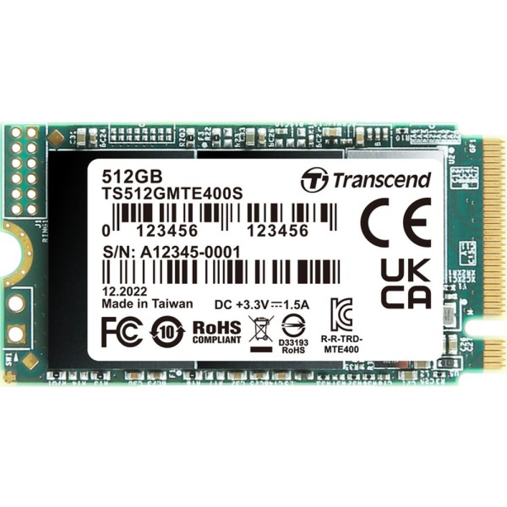 Transcend TS512GMTE400S 512GB Pcle GEN3X4 Nvme 3D Tlc Dram-Less 22X42 M.2 SSD SSD / Solid State Drive Fiyatı