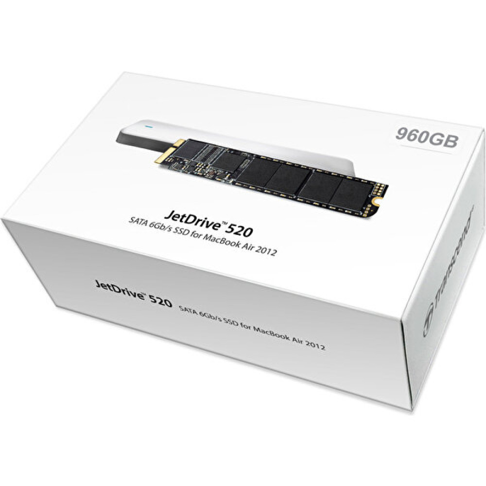 Transcend TS960GJDM520 960 GB Jetdrıve 520 570/460MB/S 1 Inch Msata3 Mac SSD + Kit Harddisk - Siyah SSD / Solid State Drive Fiyatı