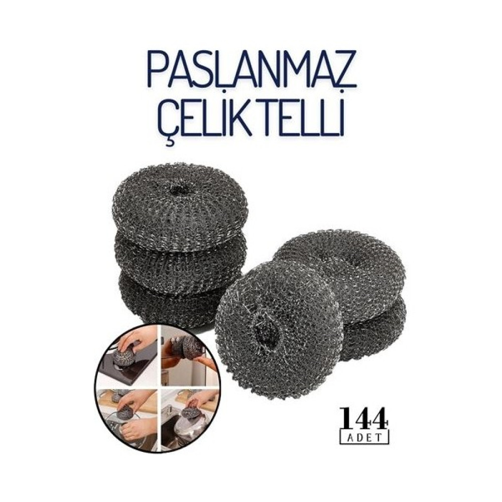 Transformacion 100+44 Adet Çelik Tel Bulaşık Teli Vick Design 718627 Bulaşık Yıkama Fiyatı
