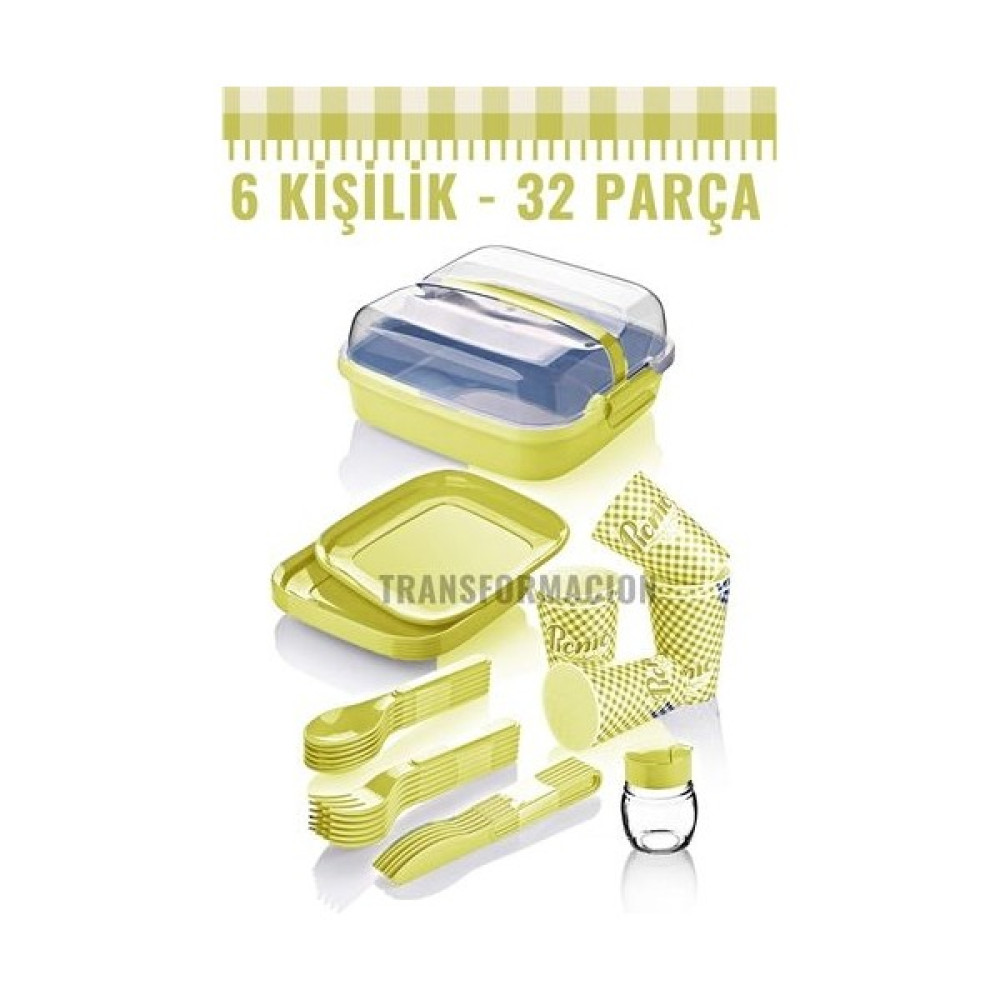 Transformacion 6 Kişilik Piknik Seti Gervasoni Design Sarı 718327 (Findit) Mangal & Barbekü Malzemeleri Fiyatı