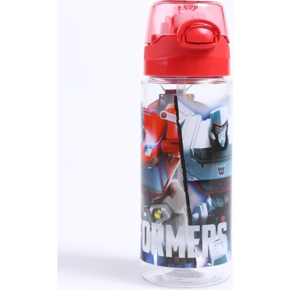 Transformers Kırmızı Çocuk Matarası Transformers Plastık Matara 500 ml Suluk Fiyatı