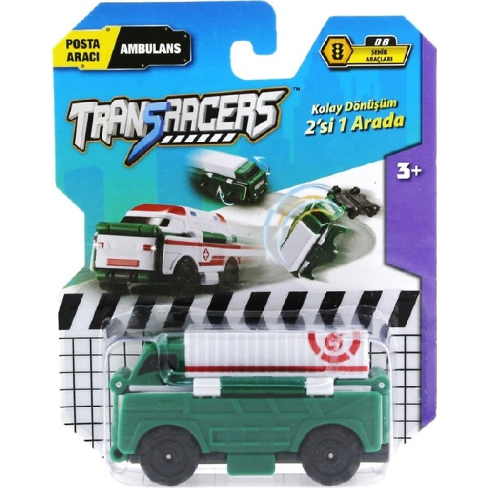 Transracers Dönüşen Araçlar Posta Aracı / Ambulans Oyuncak Araç Fiyatı
