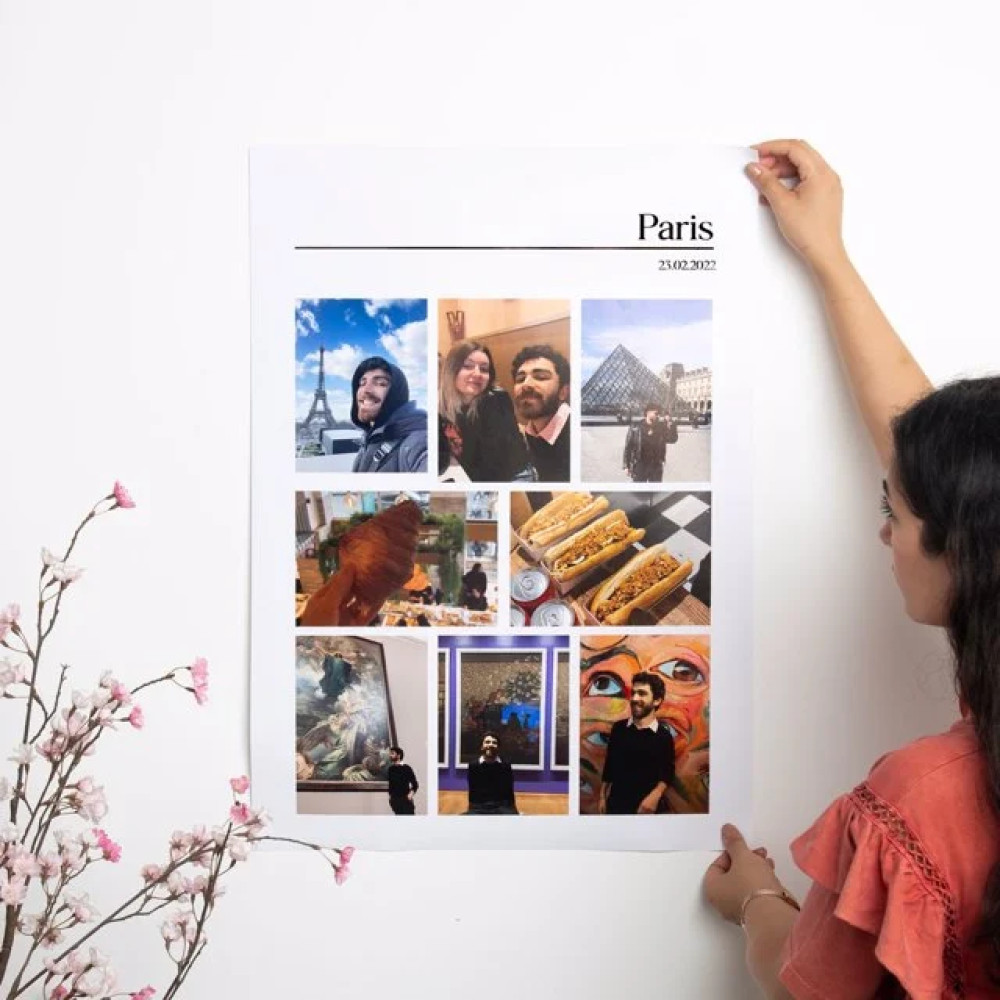 Travel 8 Fotoğraflı 50x70 Poster Poster Fiyatı