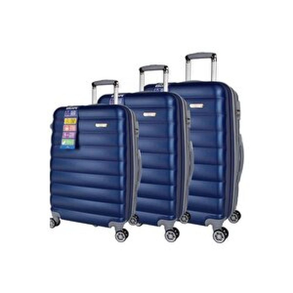 Travel Friends Escape Körüklü Abs 8 Tekerlek Valiz Seti Lacivert Bavul / Valiz Fiyatı