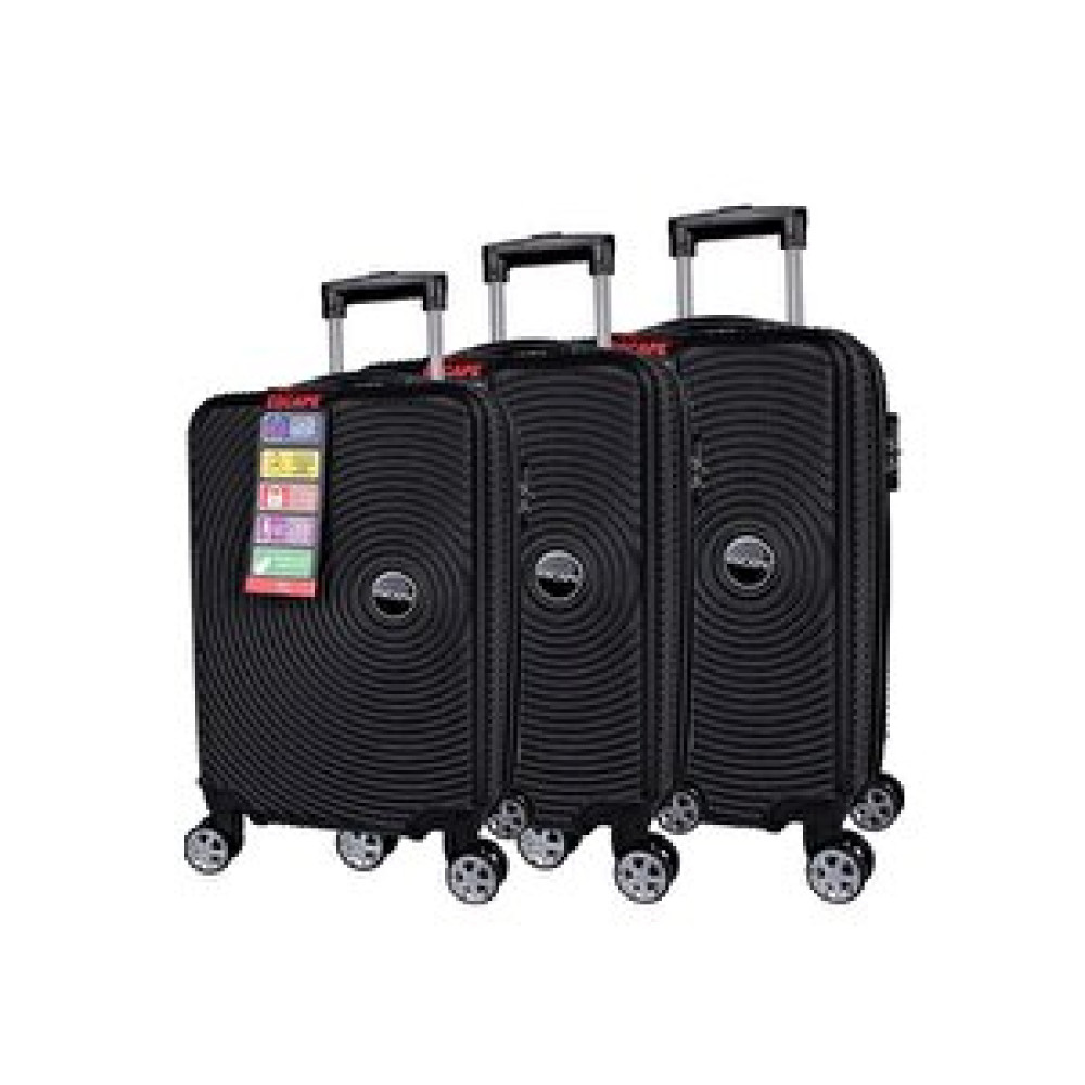 Travel Friends Escape Siyah Samso Abs 8 Tekerlek Valiz Seti Bavul / Valiz Fiyatı