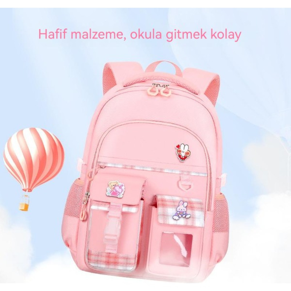Travel Ilkokul Okul Çantası Bayan Modelleri Karikatür Sevimli Büyük Kapasiteli Aydınlatma Mahya Koruma Işığı Ilkokul Okul Çantası Sırt Çantası (Yur... Okul Çantası Fiyatı