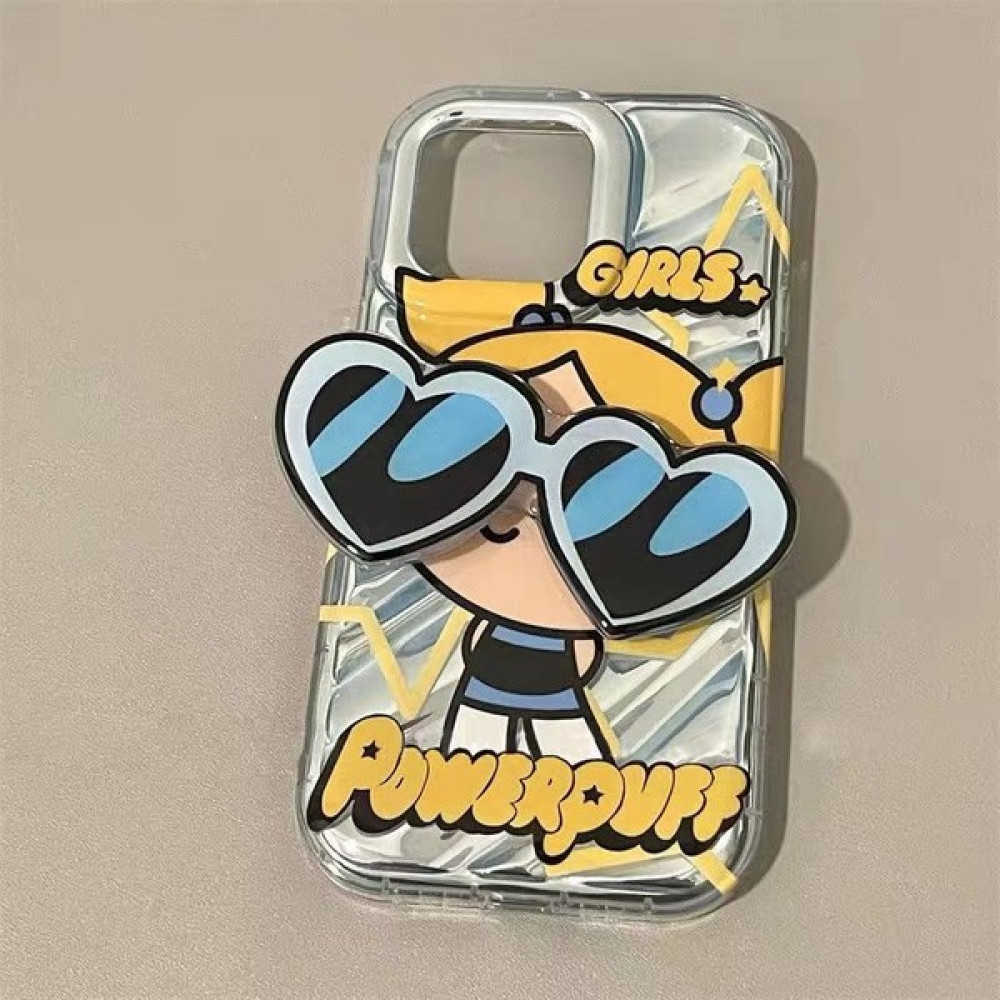 Travel IPHONE14PROMAX Apple 13 Cep Telefonu Kılıfı 12 11 Kadın Için Uygun Sevimli Güneş Gözlüğü Powerpuff Girl (Yurt Dışından) - Mavi - iPhone 13 Cep Telefonu Kılıfı Fiyatı