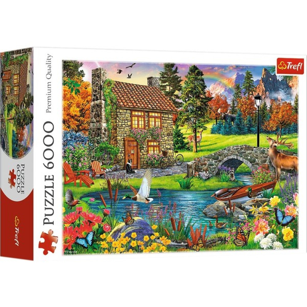 Trefl Puzzle 65006 Trefl Cottage In The Mountains 6000 Parça Puzzle Puzzle & Aksesuarları Fiyatı