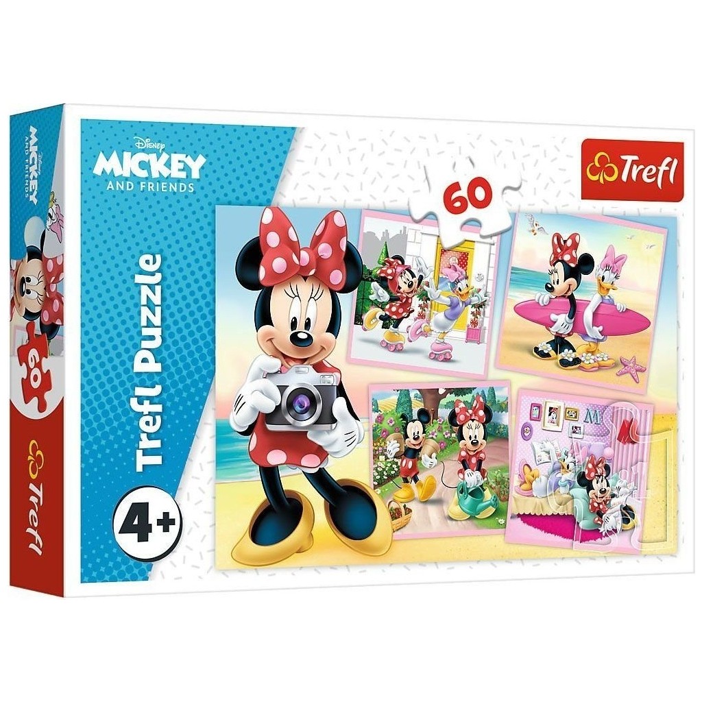 Trefl Puzzle Lovely Mınnıe 60 Parça Puzzle - Renkli Anne Bebek Oyuncak Fiyatı