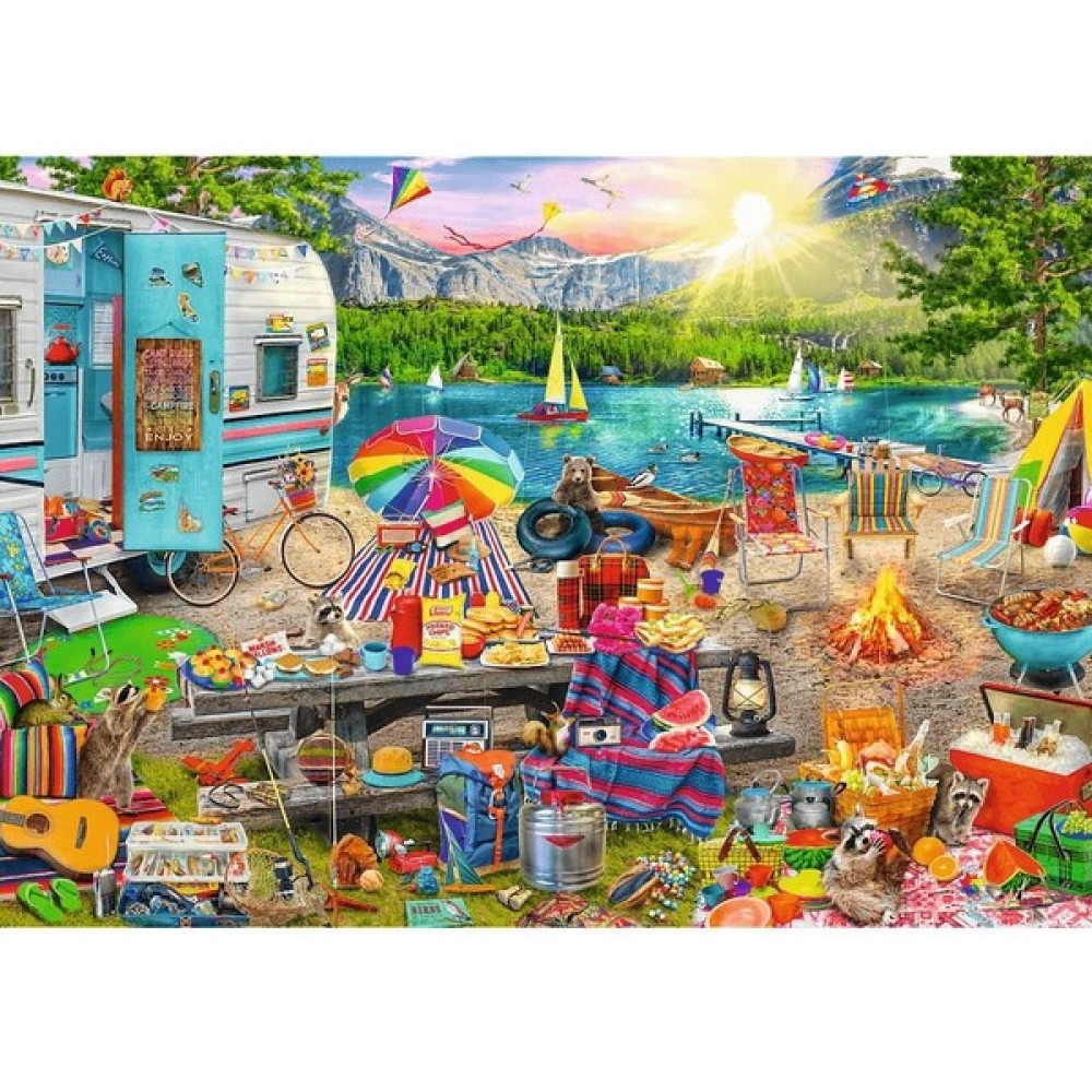 Trefl Puzzle Motorhome Trıp 1000 Parça Puzzle - Renkli Oto Boyaları Fiyatı