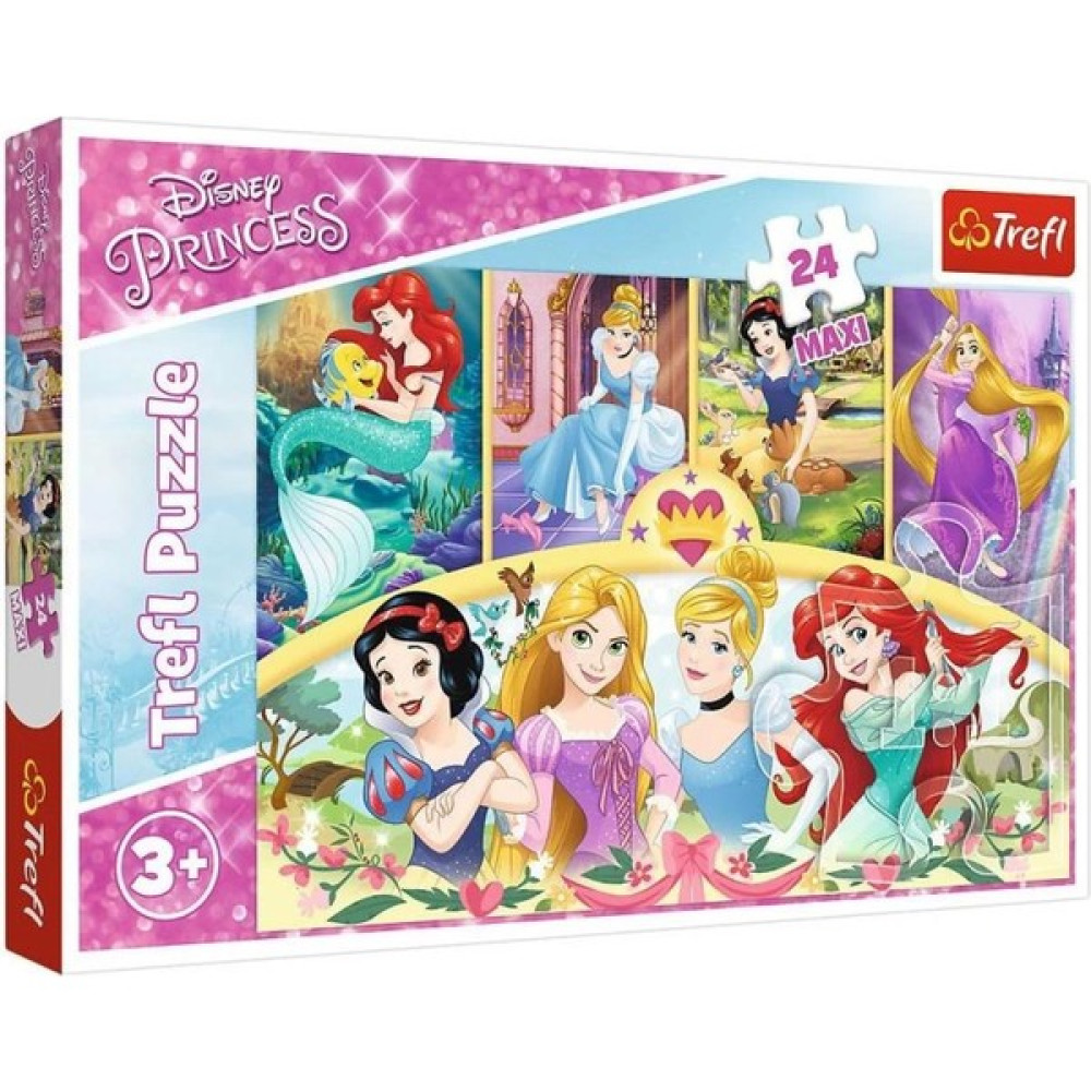 Trefl Puzzle PUZZLE-14294 Princess 24 Parça Maxi Çocuk Puzzle Oto Boyaları Fiyatı