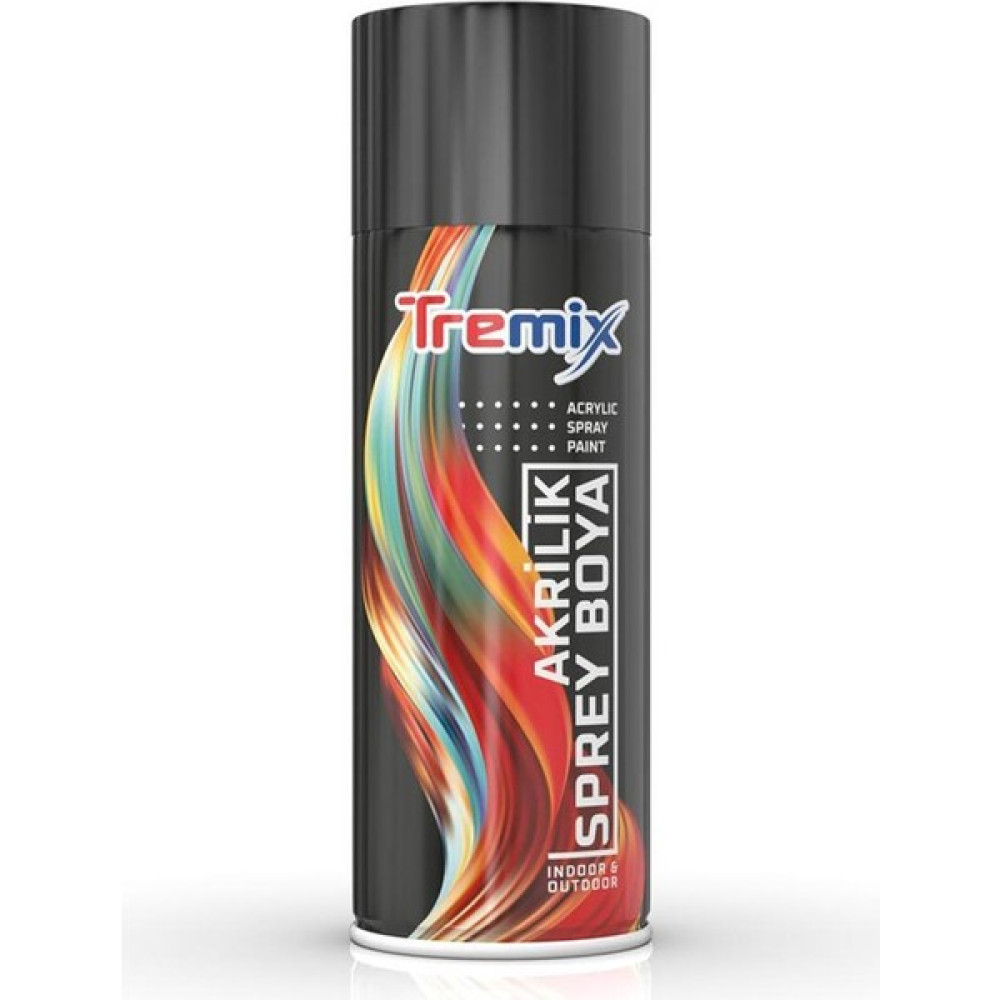 Tremix Isıya Dayanıklı Siyah Sprey Boya 400 ml Boya Malzemeleri Fiyatı