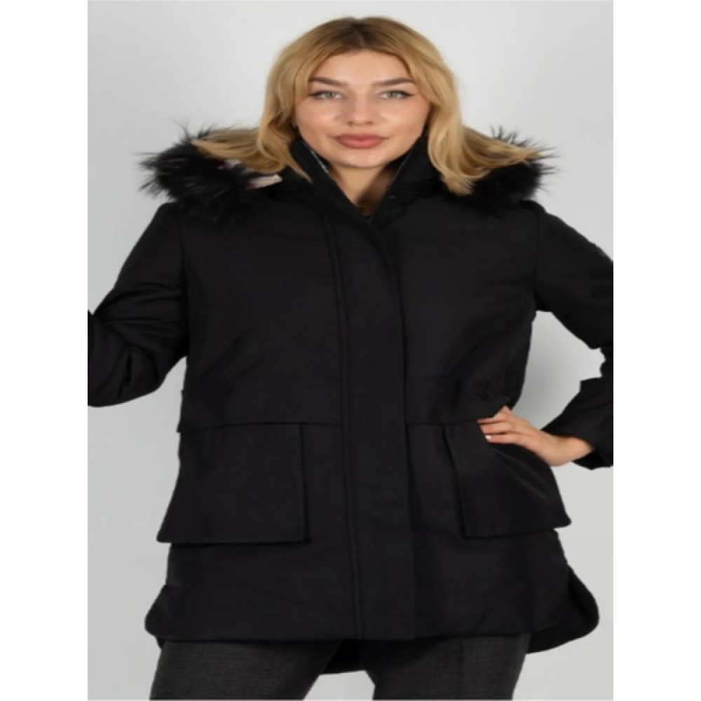 Trenç Kürklü Parka 5709 Kadın Kaban Fiyatı