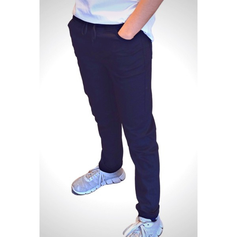 Trend All Butik Lacivert Kumaş Okul Pantolonu Lastikli Bel & Düz Paça Erkek Çocuk Pantolon Fiyatı