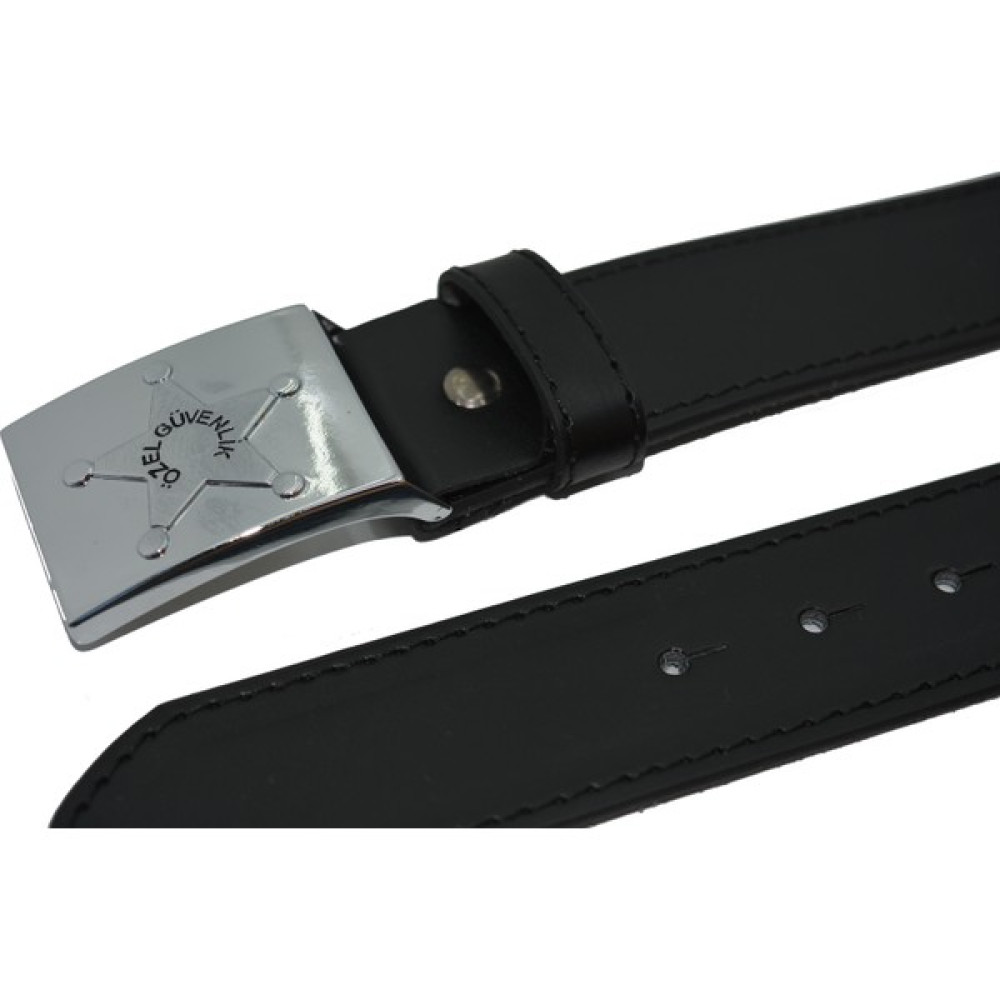 Trend Deri Özel Güvenlik Kemeri 4.5 cm Security Belt Erkek Kemeri Fiyatı