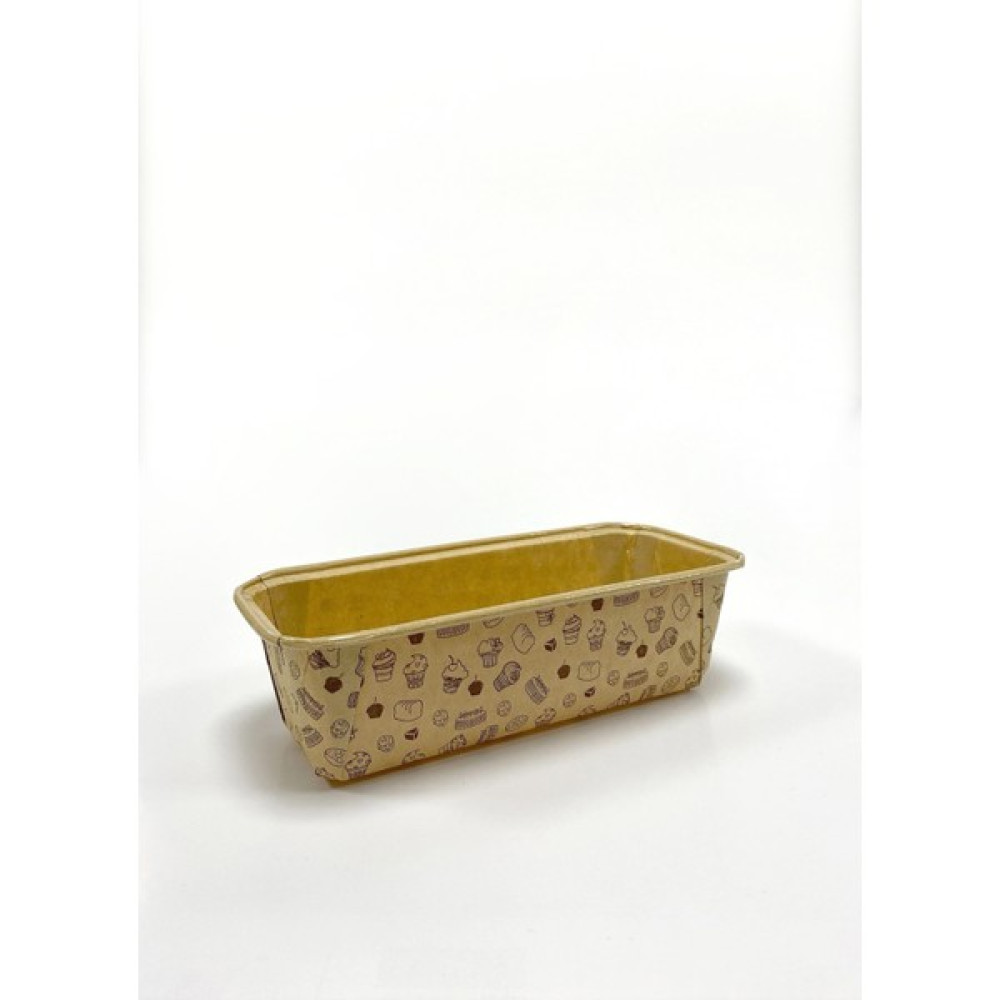 Trend Hediye Sepeti 25'li Baton Kek Kalıbı Kraft Kek Desenli Muffin Kek Kapsülü , 18X15.5 cm Kek Kalıpları Fiyatı