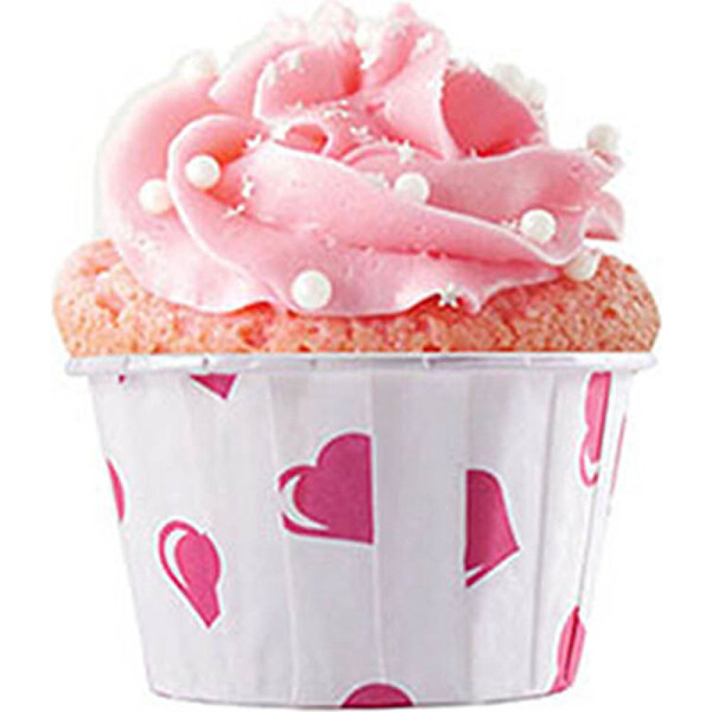 Trend Hediye Sepeti 50'li Kalpli Cupcake Kalıbı Muffin Kalıbı Kek Kapsülü Kek Kalıpları Fiyatı