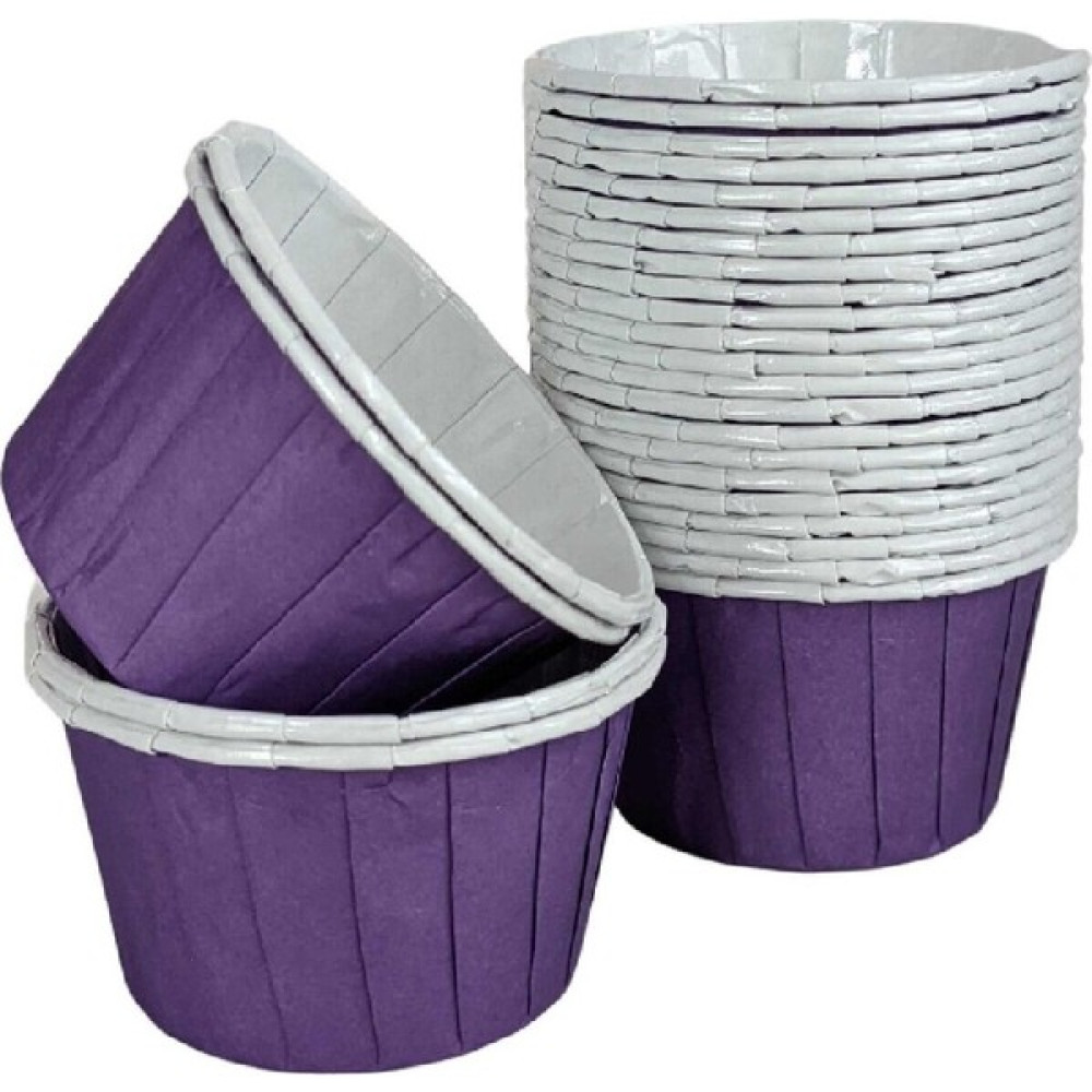 Trend Hediye Sepeti 50'li Mor Muffin Kek Kalıbı , Kek Kapsülü Cupcake Kalıbı , Airfryer Uyumlu Kek Kalıpları Fiyatı