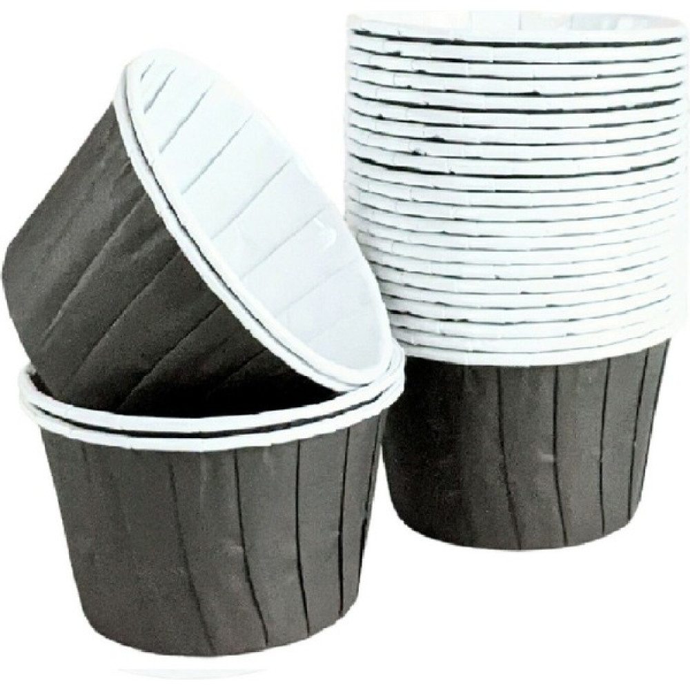 Trend Hediye Sepeti 50'li Siyah Muffin Kek Kalıbı , Buz Mavisi Muffin Cupcake Kalıbı Kek Kapsülü , Airfryer Uyumlu Kek Kalıpları Fiyatı