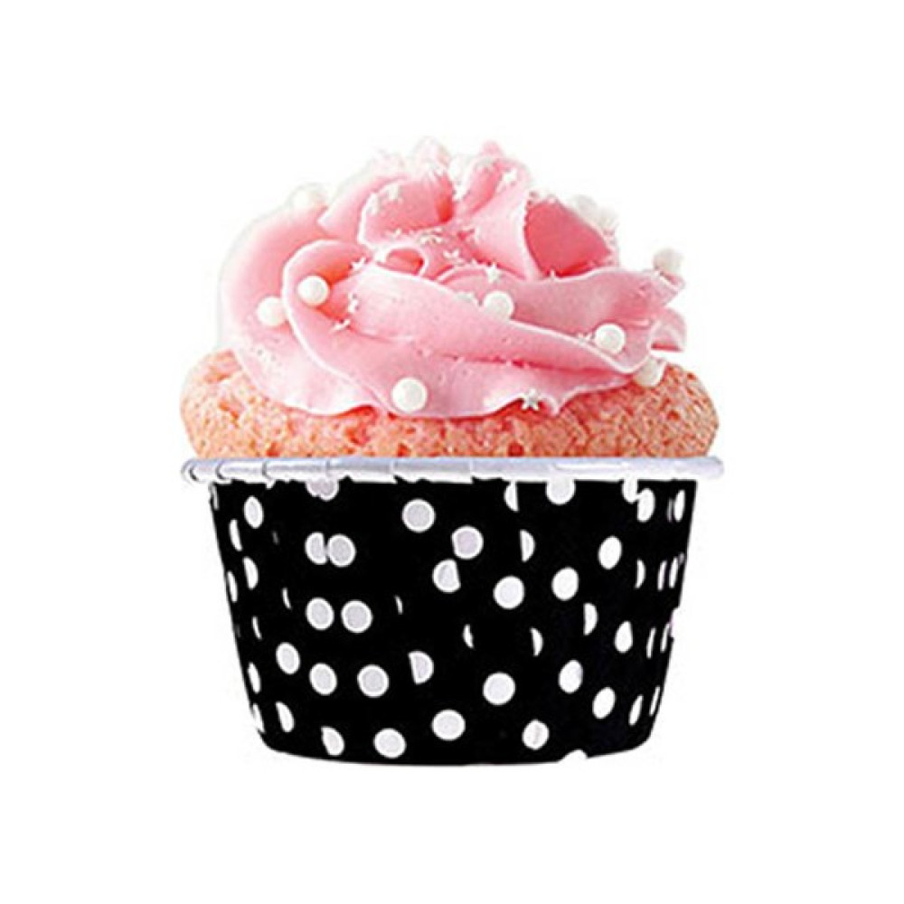 Trend Hediye Sepeti 50'li Siyah Puantiyeli Muffin Kek Kalıbı , Muffin Cupcake Kalıbı Kek Kapsülü , Airfryer Uyumlu Kek Kalıpları Fiyatı