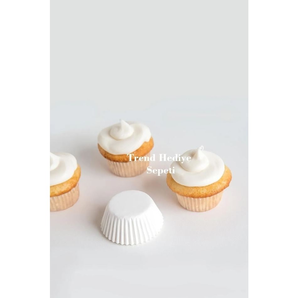 Trend Hediye Sepeti Muffin Cupcake Kek Kalıbı, Beyaz Muffin Kek Kağıdı Takribi 200 Adet Mini Boy 30x20 cm SSD / Solid State Drive Fiyatı