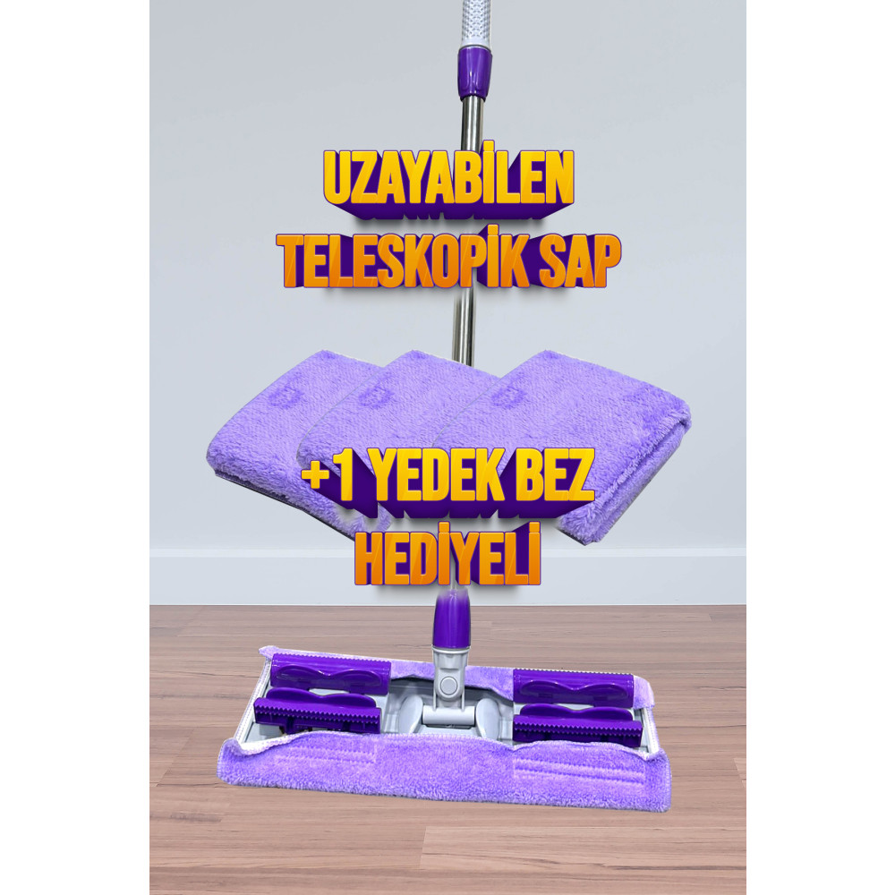 Trend Marketi Sihirli Teleskobik Mop (+1 Bez ) Deterjan ve Temizlik Ürünleri Fiyatı