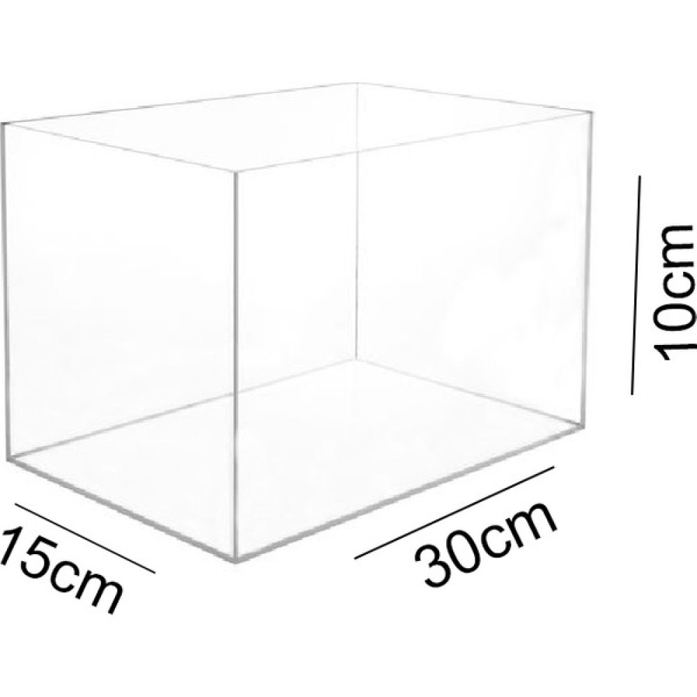 Trend Pleksi Kapaksız Çok Amaçlı Saklama Kutusu (30CM x 15CM x 10CM) Eşya Saklama Kutusu Fiyatı