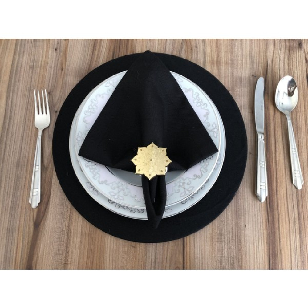 Trend Yuvam Ev Tekstil Ürünleri Ramazan Özel Peçete Halkası Model-1 (8 Adet ) - Beyaz - 10 x 10 cm Masa Örtüsü Fiyatı