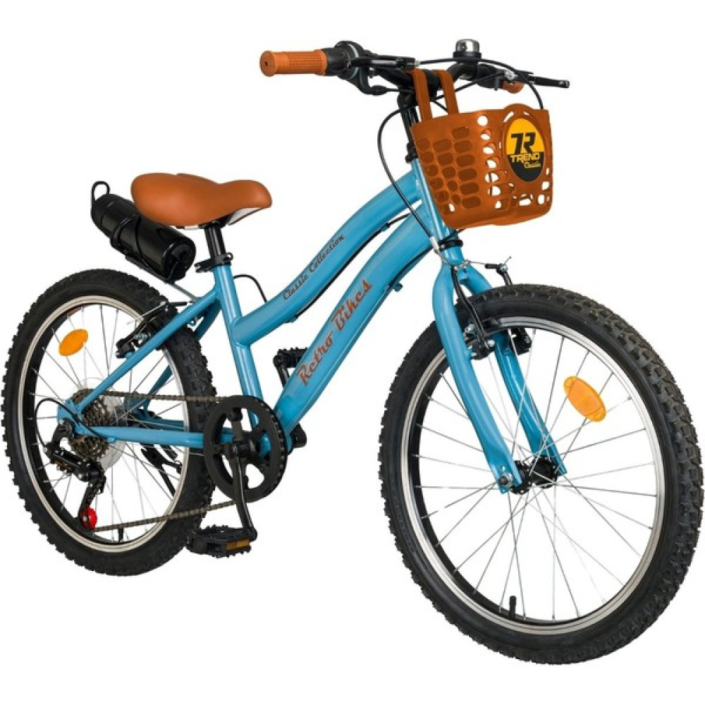 Trendbisiklet Retro 20 Jant Vitesli Çocuk Bisikleti, 6-10 Yaş (115-130 Cm) Çocuk Bisikletleri Fiyatı