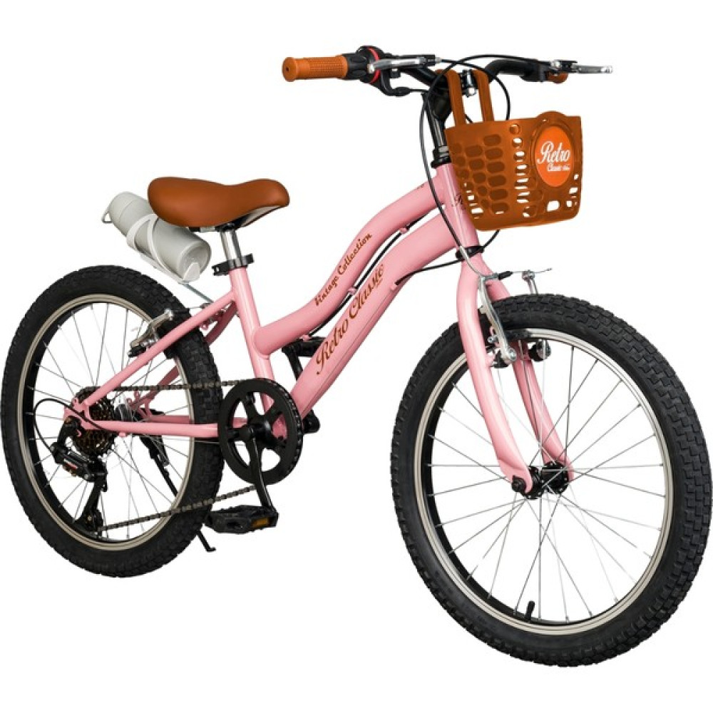Trendbisiklet Retro 20 Jant Vitesli Çocuk Bisikleti, 6-10 Yaş (115-130 Cm) Unisex Çocuk Bisikletleri Fiyatı