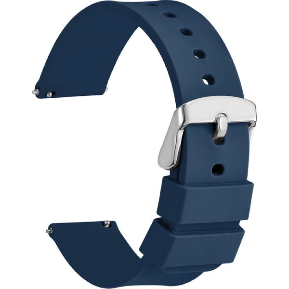Trendburada Samsung Watch 4 Watch 5 Watch 5 Pro Saat Uyumlu Lacivert Renk Silikon Saat Kordonu A71P 20GMSLACİVERT - 20mm Giyilebilir Teknoloji Aksesuarları Fiyatı