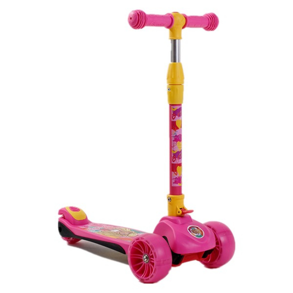 Trendd Işıklı 3 Tekerlekli Yükseklik Ayarlı Scooter (Yurt Dışından) - 2-12 yaş - Pembe Açık Hava, Deniz ve Spor Oyuncakları Fiyatı