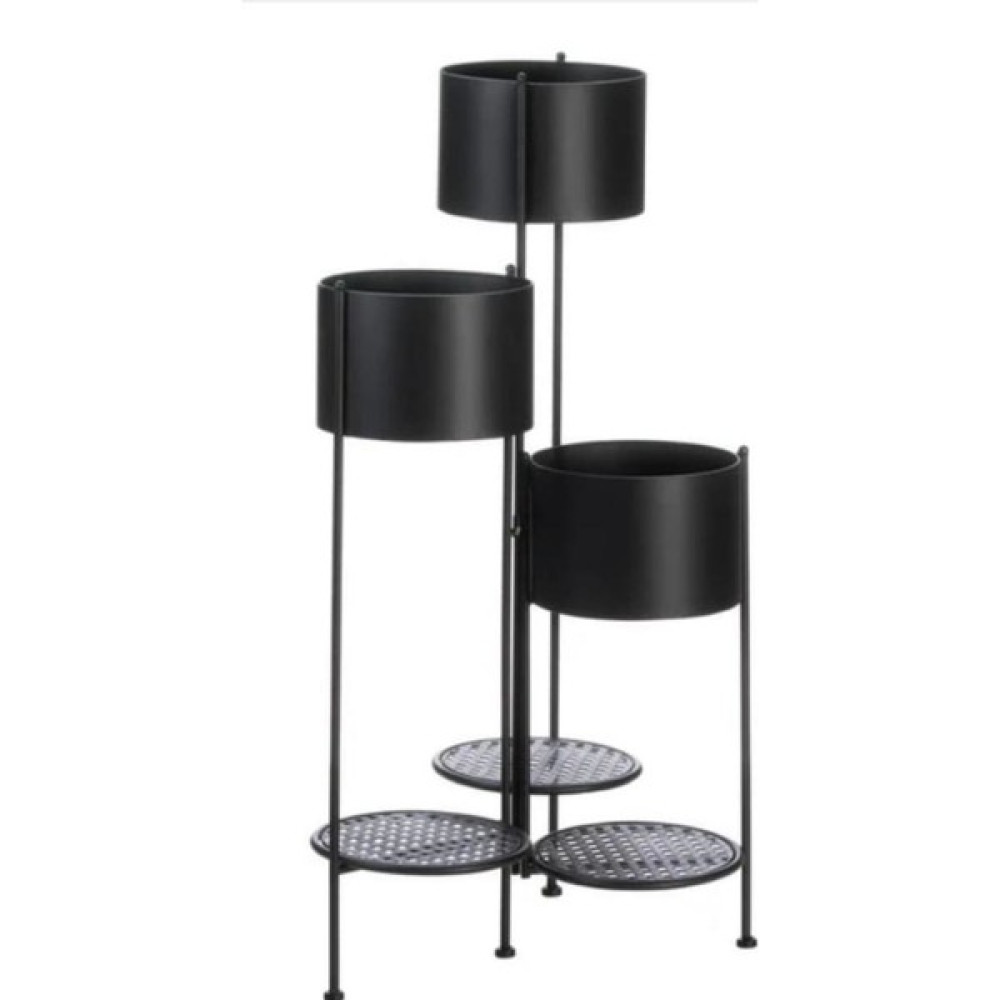 Trendesk 6 Katlı Siyah Metal Saksılık Çiçeklik Saksı ve Aksesuarları Fiyatı