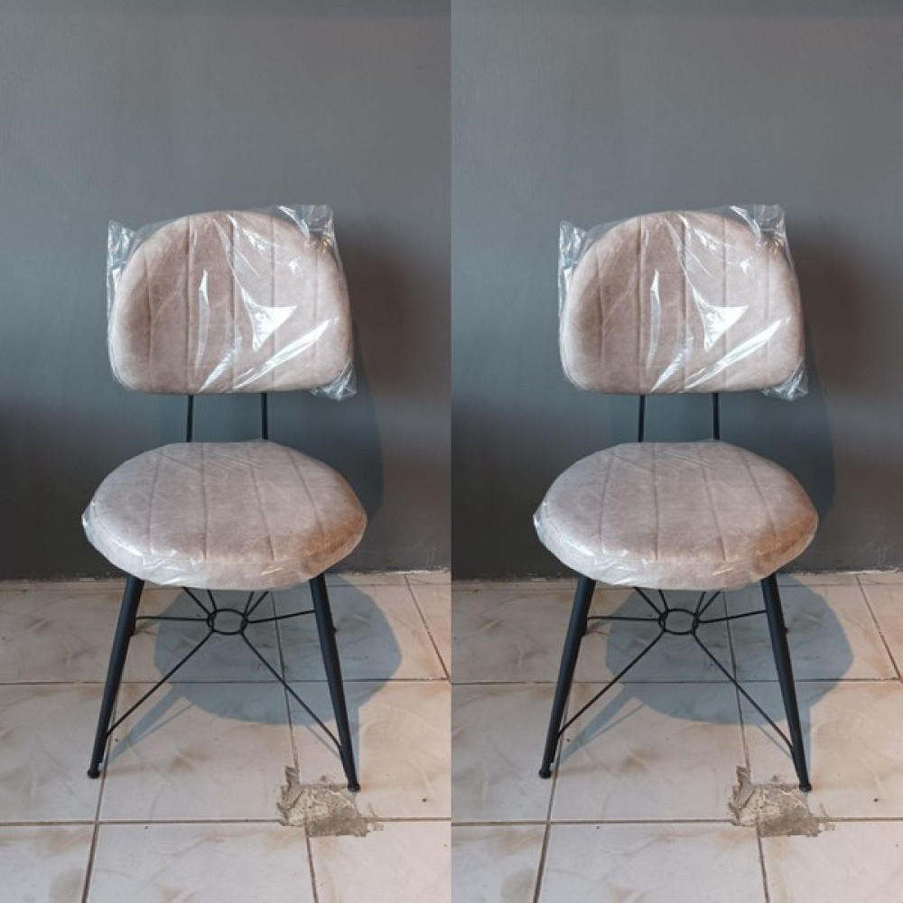Trendevim Dora Sandalye Salon Mutfak Cafe Sandalye Retro Sandalye 2 Adet Fiyatıdır - Krem Masa - Sandalye & Tabure Fiyatı