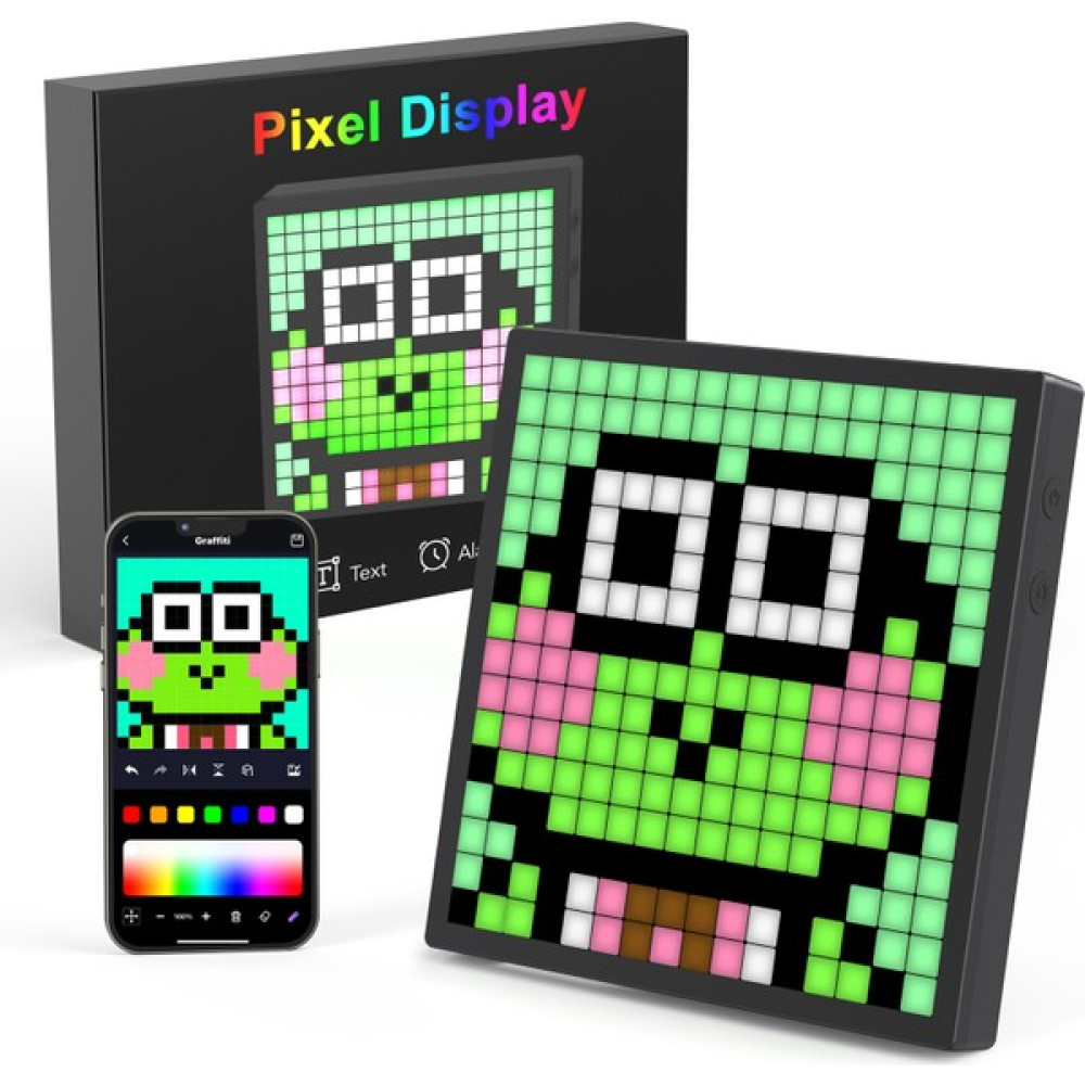 Trendfone 16X16 Piksel LED Ekranlı App Kontrollü Akıllı Piksel Resim Çerçevesi Dijital Fotoğraf Çerçeveleri Fiyatı