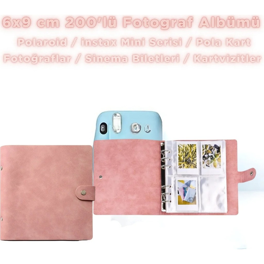 Trendfone Instax Mini Serisi ALBÜM-200 Fotoğraf Kapasiteli - Pembe SSD / Solid State Drive Fiyatı