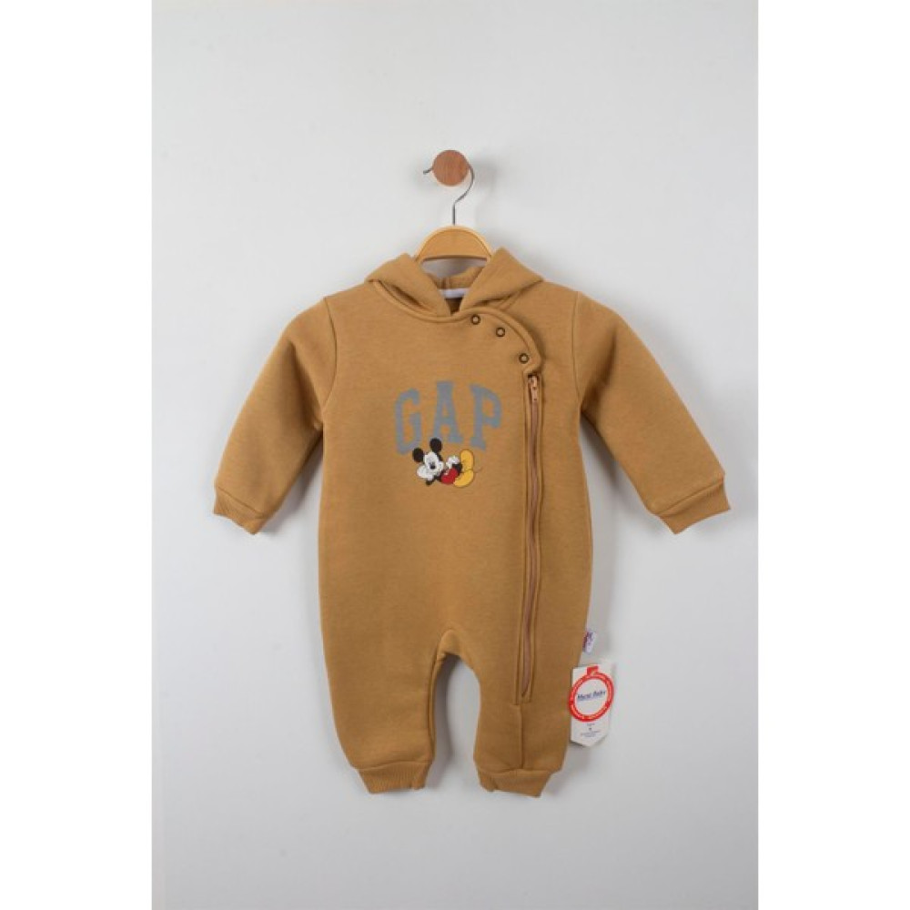 TRENDİMİZBİR (BY MURAT BABY) Gap Baskılı Kapşonlu Bebe Tulum Bebek Tulumu Fiyatı