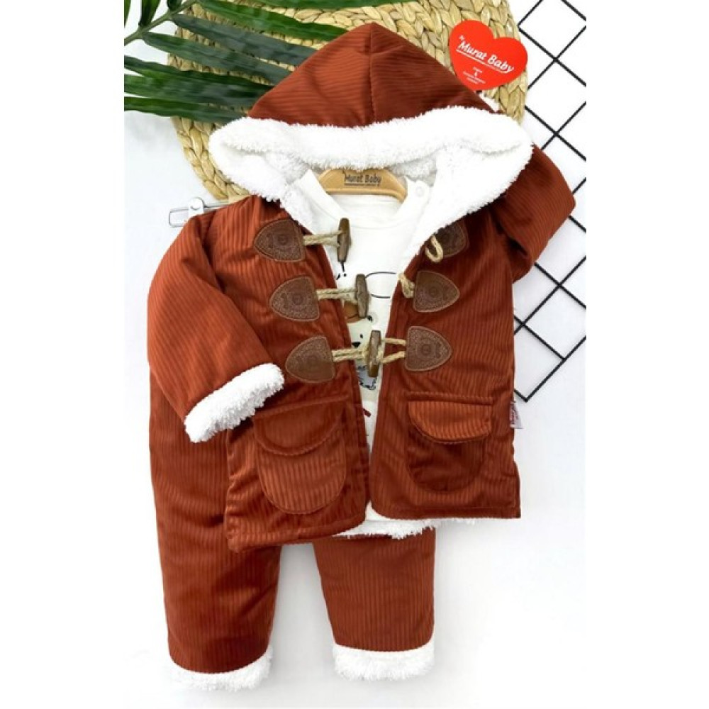 TRENDİMİZBİR (BY MURAT BABY) Kadife Kaban Takım Bebek Montu Fiyatı
