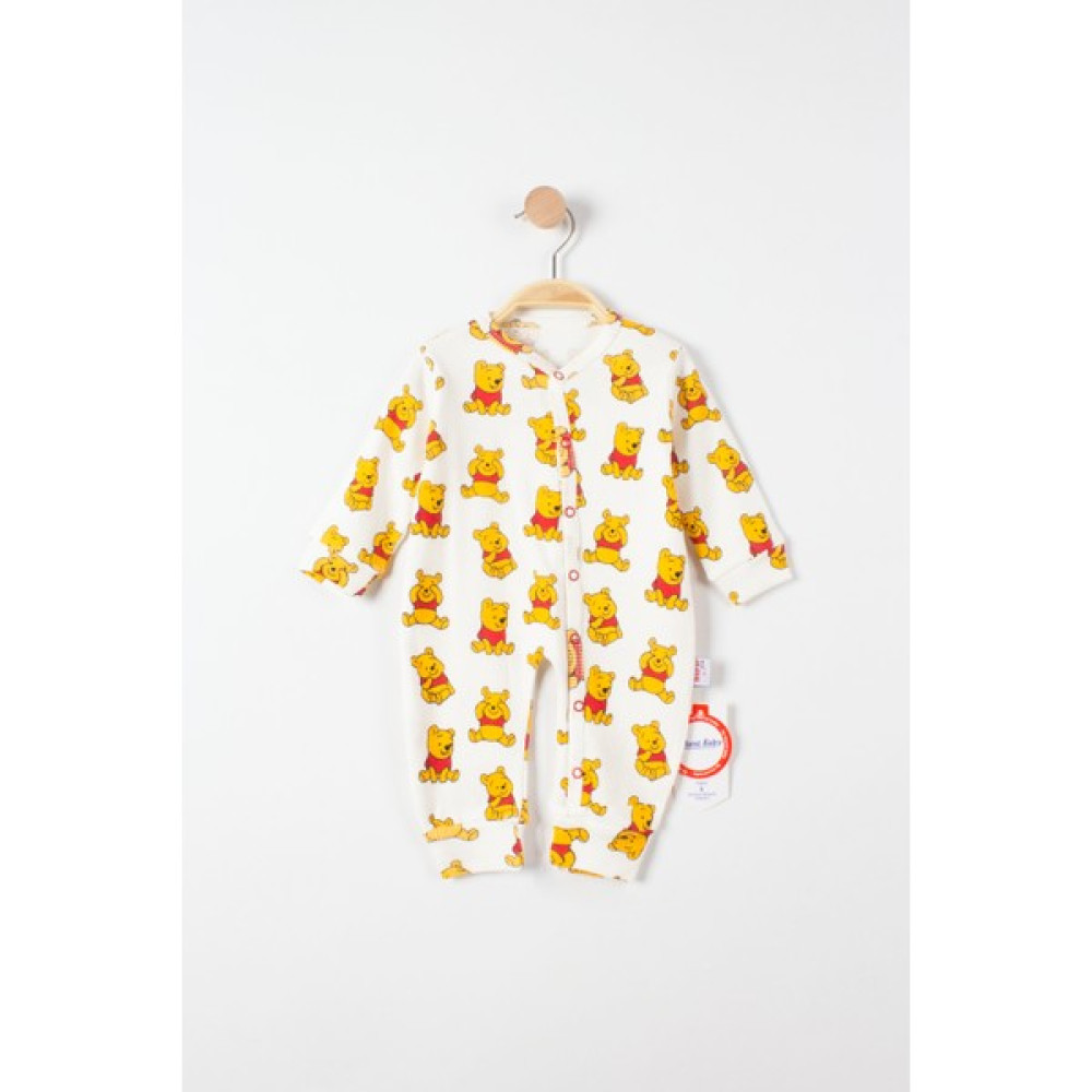 Trendimizbir (By Murat Baby) Minik Winnie The Pooh Baskılı Erkek Çocuk Tulum Bebek Tulumu Fiyatı